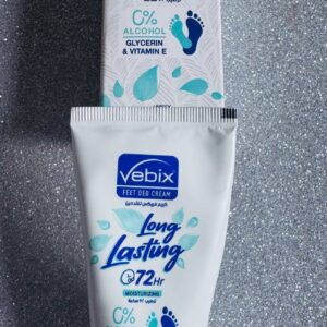Vebix. Дезодорант-крем для ніг тривалої дії (72 години). 30мл. Long Lasting Feet Deo Cream (72hrs)