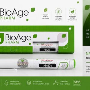 BioAge Pharm. NAD plus. НАД плюс. Ін'єкційна ручка. Injectable pen