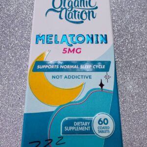Organic Nation. Melatonin. Мелатонін 5мг. 60 таблеток