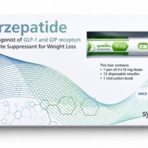 Synedica. Tirzepatide. Тірзепатид. Пригнічувач апетиту для схуднення. 40мг. Appetite suppressant for weight loss