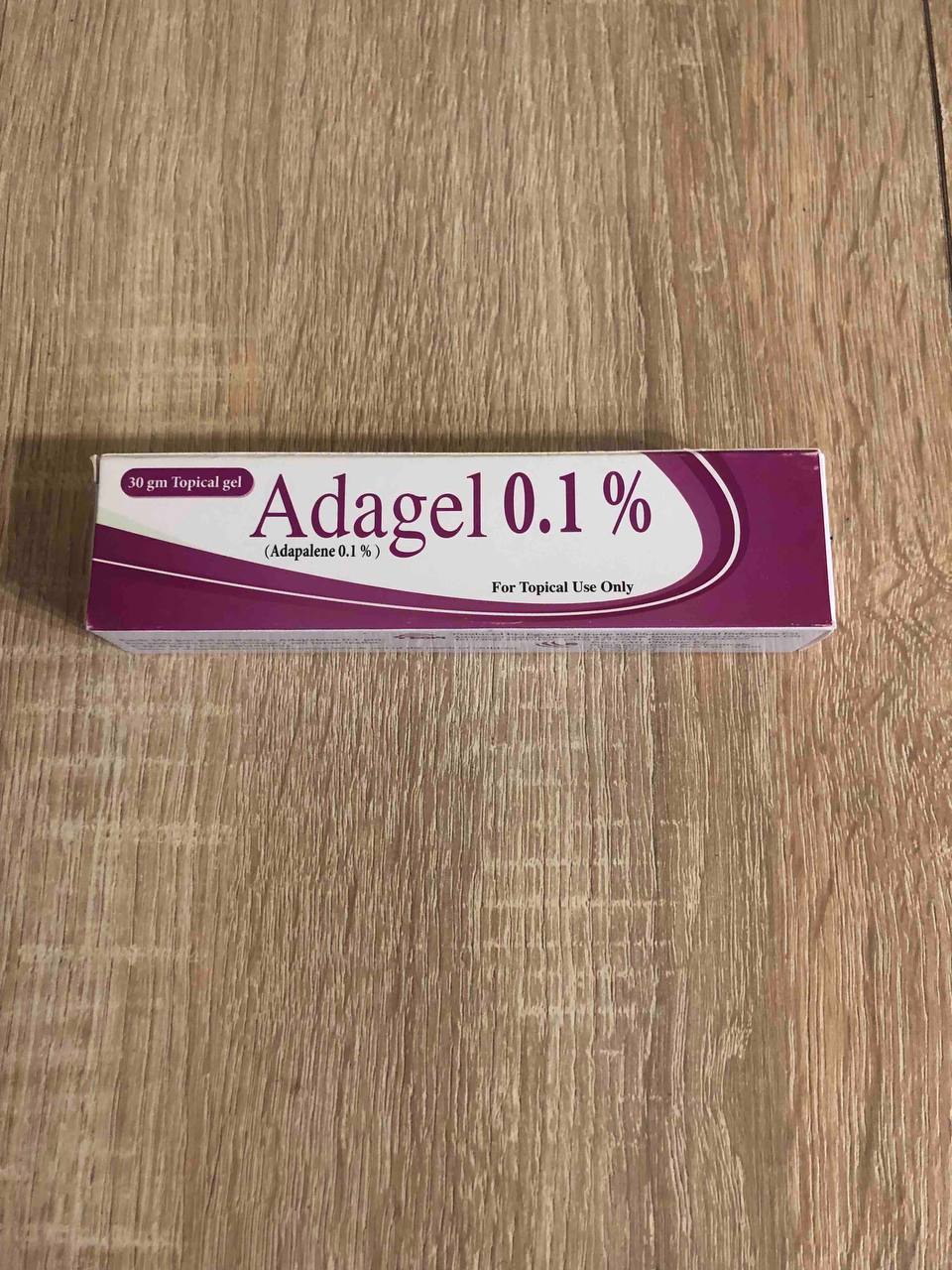 Adagel (adapalene 0,1%). Адагель. 30gm. Гель проти вугрів