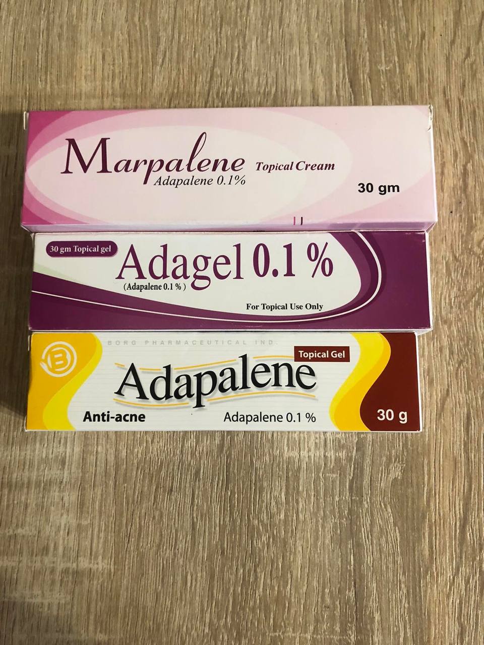 Adagel (adapalene 0,1%). Адагель. 30gm. Гель проти вугрів - Зображення 2