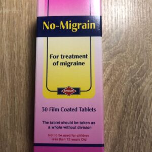 No-Migrain. Без мігрені. 30 таблеток. Для лікування мігрені. For treatment of migraine