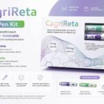 Synedica. CagriReta (Cagrilintide 4mg, Retatrutide 40mg). КагріРета (Кагрілінтид 4мг, Ретатрутид 40мг). Комплект із двома ручками. Dual Pen Kit